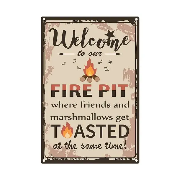 Vintage Metal Tin Sign