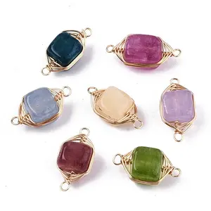 Natural Agate Links Connectors