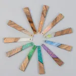 Resin & Walnut Wood Pendants