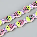 Dyed & Heated Glass Enamel Beads