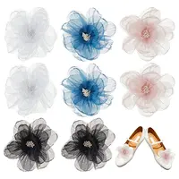 8Pcs 4 Colors Iron Shoe Buckle Clips