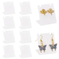 Acrylic Slant Back Earring Display Stands