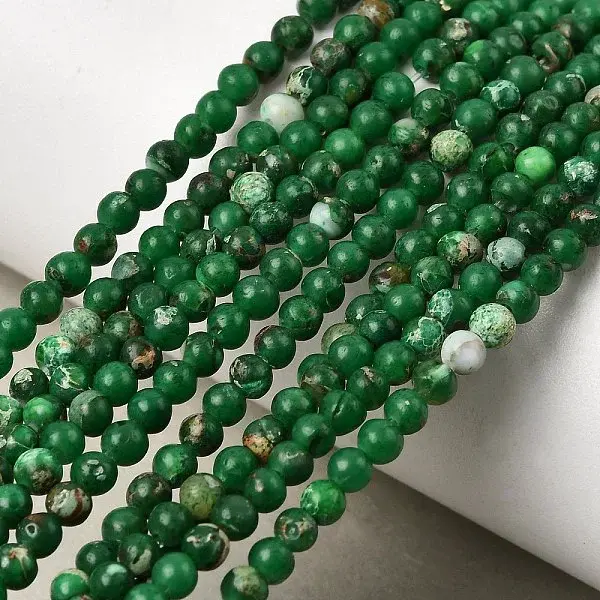 Natural Regalite/Imperial Jasper/Sea Sediment Jasper Beads Strands