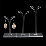 3Pcs 3 Sizes Plastic Earring Display Stands