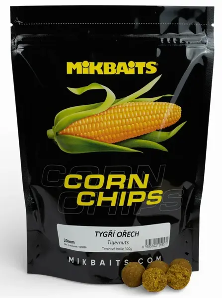 Mikabits boilie corn chips tygří ořech - 300 g 20 mm