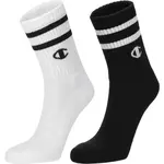 Champion 2PK SHORT CREW Unisexové ponožky, čierna, veľkosť 35-38