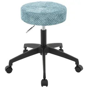 Carryhome KANCELÁŘSKÁ STOLIČKA buklé modrá, černá