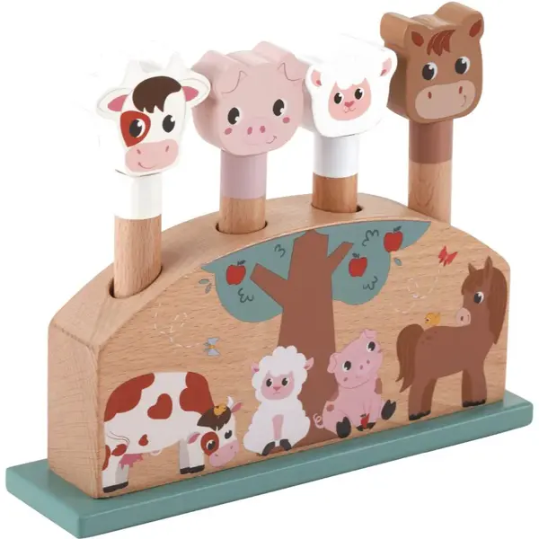 2Kids Toys Pop-up Toy Farm aktivity hračka 12m+ 1 ks