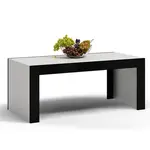 Konferenční stolek Deko D1 Černá/Bílá Lesk