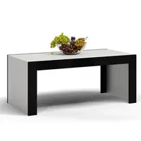 Konferenční stolek Deko D1 Černá/Bílá Lesk