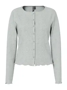 PIECES Kardigán  sivá