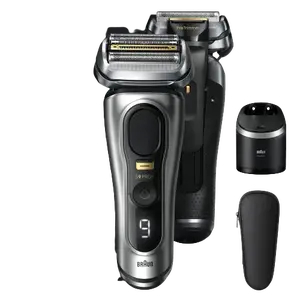 BRAUN Series 9 PRO+ Elektrický holicí strojek, SmartCare, Wet & Dry, 9567cc, Stříbrný