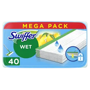 SWIFFER Čistící vlhčené ubrousky na podlahu s vůní citrusu 40 ks