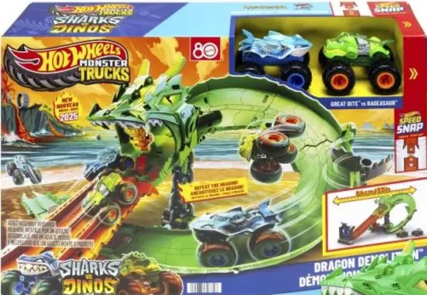 Hot Wheels Monster trucks dráha dračí zkáza - Hot Wheels (JFR06)