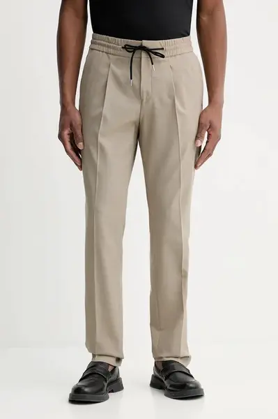 Nohavice s prímesou vlny HUGO Getlin251F3