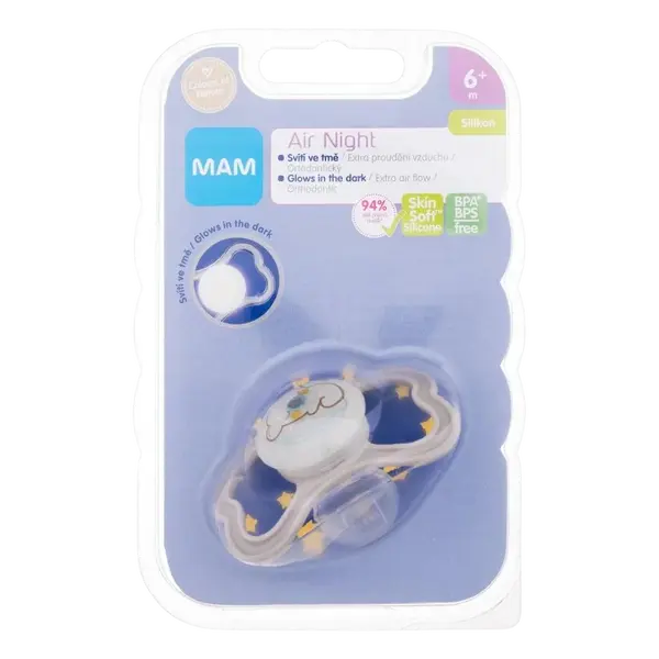 MAM Dudlík Air Night 6m+, šedý/koala