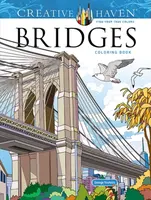 Creative Haven Bridges Coloring Book - George Toufexis