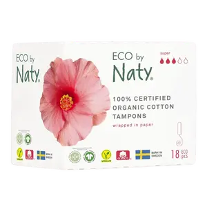 ECO BY NATY Dámské ECO tampóny super 18 ks