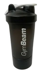 GYMBEAM Vícedílný šejkr Blend Bottle Black White 600ml