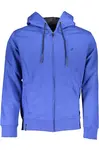 US GRAND POLO MEN'S BLUE ZIP SWEATSHIRT