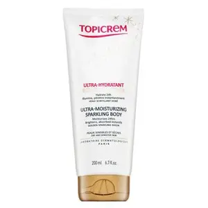 Topicrem Ultra-Moisturizing Sparkling Body hydratačné telové mlieko s trblietkami 200 ml