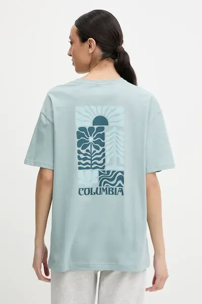 Bavlnené tričko Columbia Rolling Bend