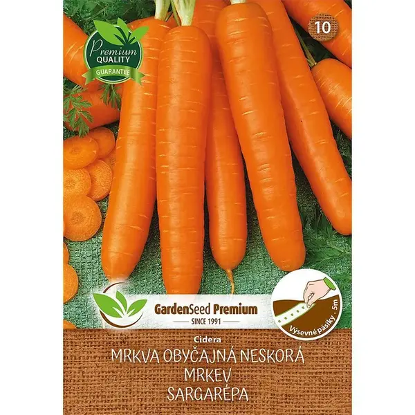Cidera mrkva neskorá - výsevný pásik