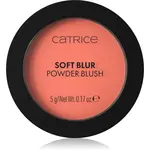 Catrice Soft Blur Powder Brush pudrová tvářenka s matným efektem odstín 020 Coral Cloud 5 g
