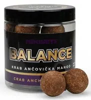 Mikbaits vyvážené boilie balance fanatica krab ančovička mango 250 ml - 20 mm