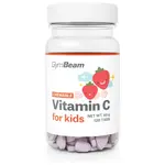 GymBeam ŽUVACÍ VITAMÍN C - 120 TAB - JAHODA Vitamíny pre deti, , veľkosť