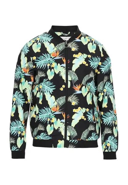 MO Prechodná bunda  tyrkysová / mätová / oranžová / čierna