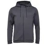 CASTORE FLEX FULL ZIP HOODIE Pánská mikina, tmavě šedá, velikost
