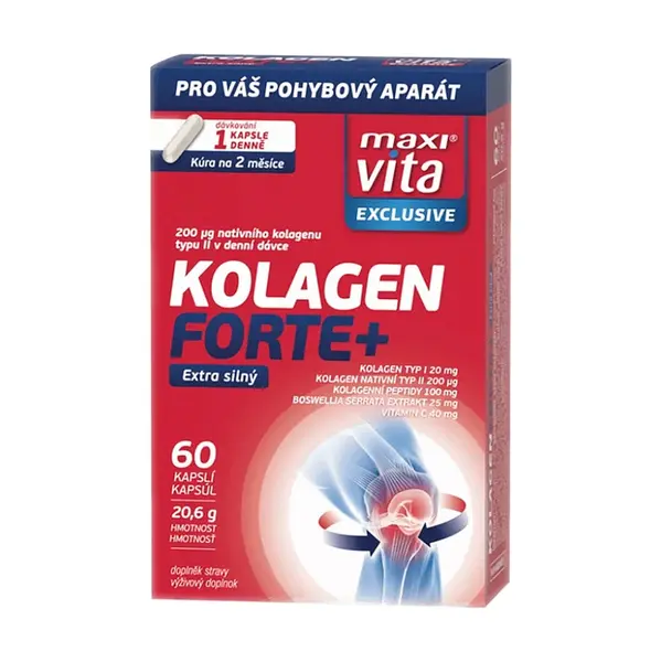 MAXI VITA Exclusive Kolagen Forte+ 60 kapslí