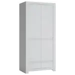 Skriňa Novi NVIS02 2D2S biela alpin/pvc biela supermat