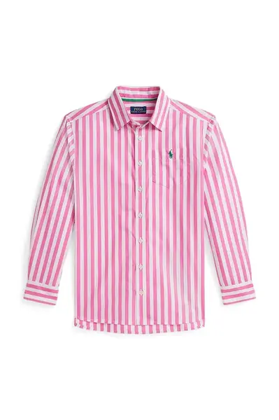 Dětská bavlněná košile Polo Ralph Lauren