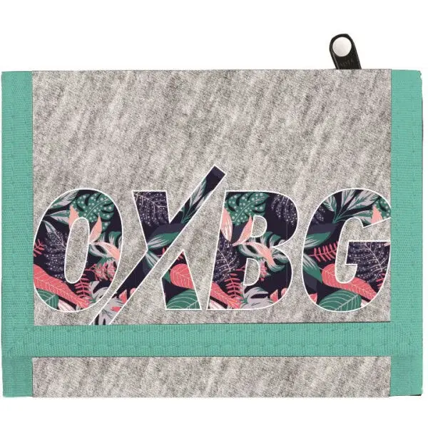 Oxybag OXY TROPICAL Dievčenská peňaženka, sivá, veľkosť