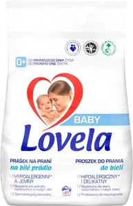 LOVELA Baby Prášek na praní na bílé prádlo 41pracích dávek, 4.1 kg