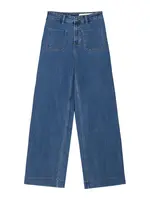 Bershka Džínsy  modrá denim