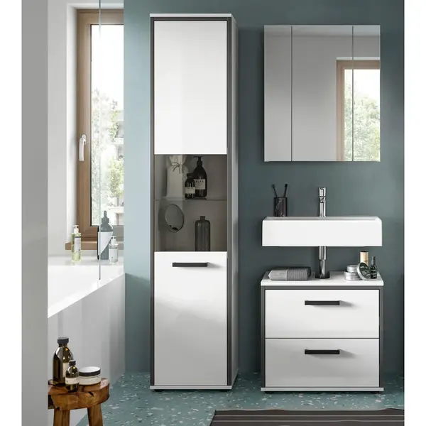 MID.YOU KOUPELNA vysoce lesklá bílá