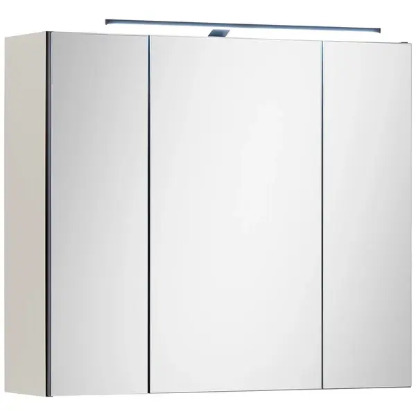 MID.YOU ZRCADLOVÁ SKŘÍŇKA, černá, kašmírová, 80/70/23 cm