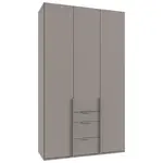 MID.YOU ŠATNÍ SKŘÍŇ S OTOČNÝMI DVEŘMI, šedá, Sahara, 135/236/58 cm