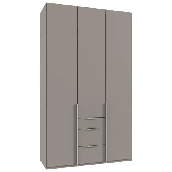 MID.YOU ŠATNÍ SKŘÍŇ S OTOČNÝMI DVEŘMI, šedá, Sahara, 135/236/58 cm