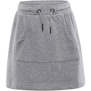 ALPINE PRO FOREDO Dětská letní sukně, šedá, velikost 152-158