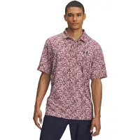 Under Armour PLAYOFF 3.0 Pánské golfové polotričko, růžová, velikost L