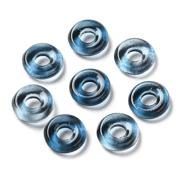 Transparent Glass European Beads