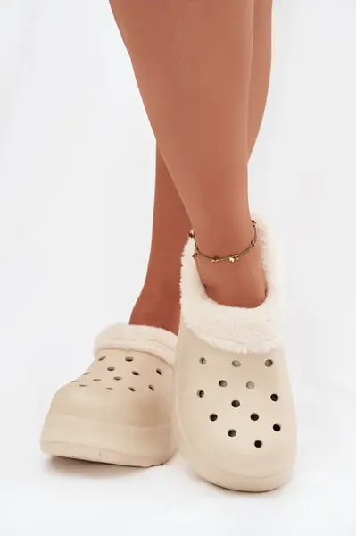 Dámské pantofle Boto Foam s kožešinou