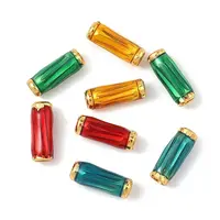 Brass Enamel Beads