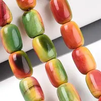 Dyed Natural Agate Beads Strands
