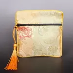 Square Chinese Style Cloth Tassel Bags