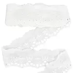 7.5 Yards Cotton Strawberry & Bowknot Embroidery Lace Ribbon